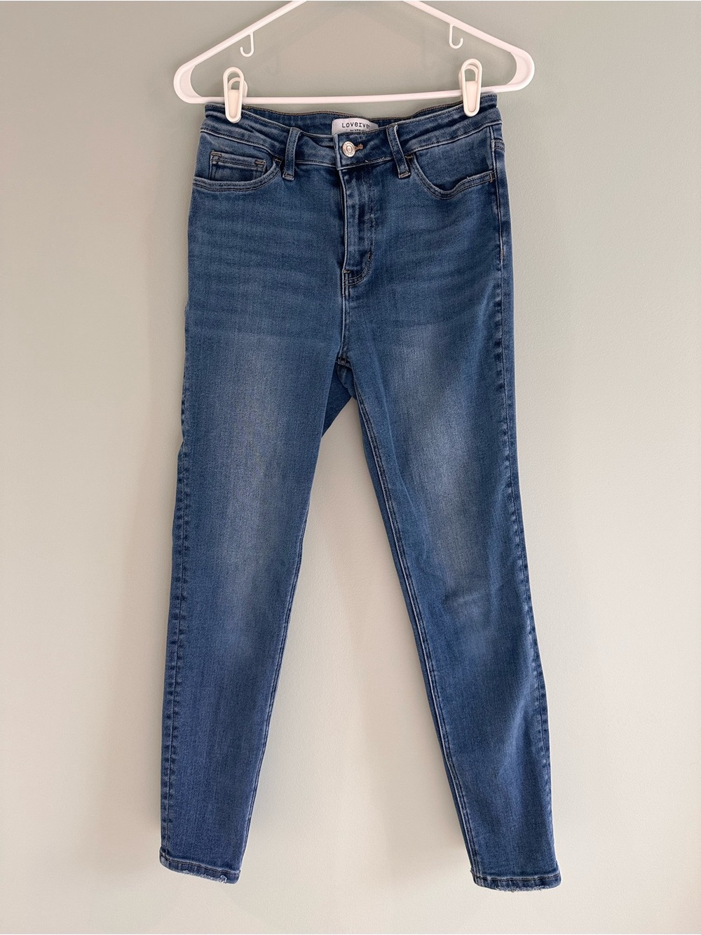 Lovervet Women's Dark Blue Skinny Jeans - Classic Wash